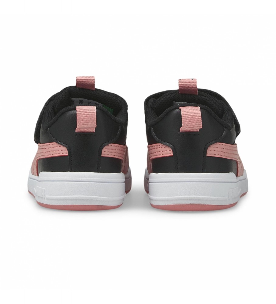 Tênis Puma Multiflex SL V Inf, preto e rosa
