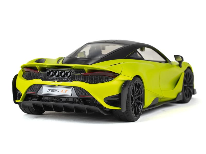 TEC-TOY Auto McLaren 765LT mit Licht, Grün, 1:12 Ferngesteuerter Sportwagen mit Licht für Kinder ab 6 Jahren