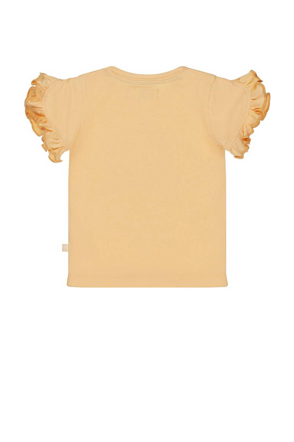 Dirkje T-shirt T-shirt ss met printopdruk oranje