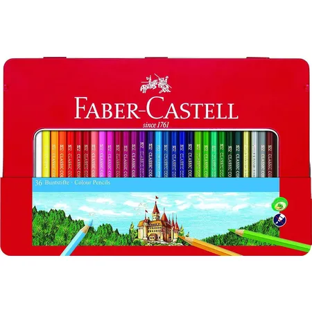 Faber-Castell Buntstift hexagonal, 48 Stück