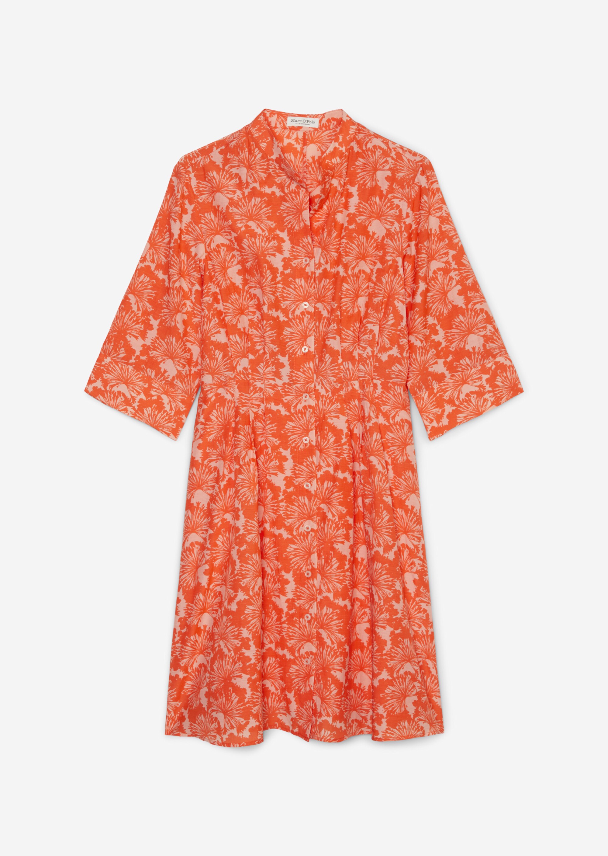 Blusenkleid mit Silky Touch aus softem Organic Cotton-Viskose-Mix