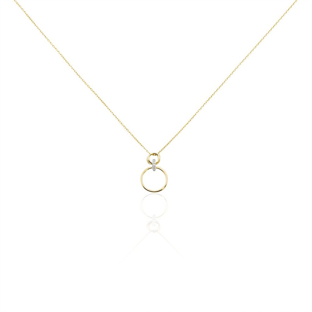 Collier Or Jaune Agnessa Diamants