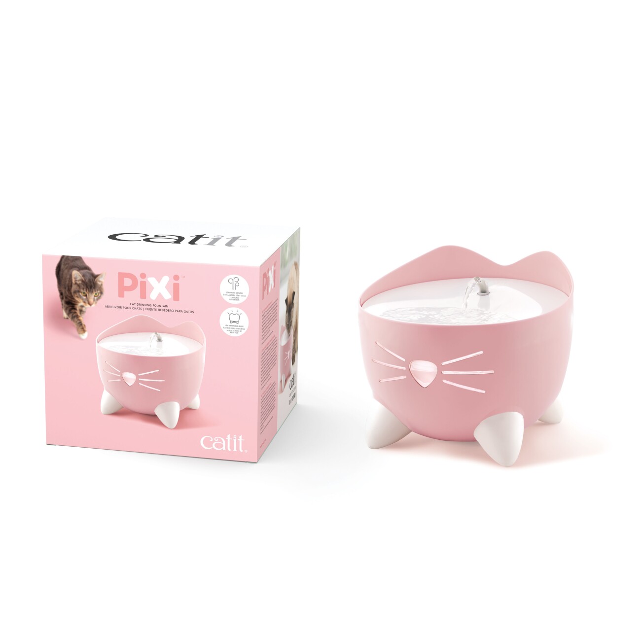 Catit Pixi Fountain Trinkbrunnen pink