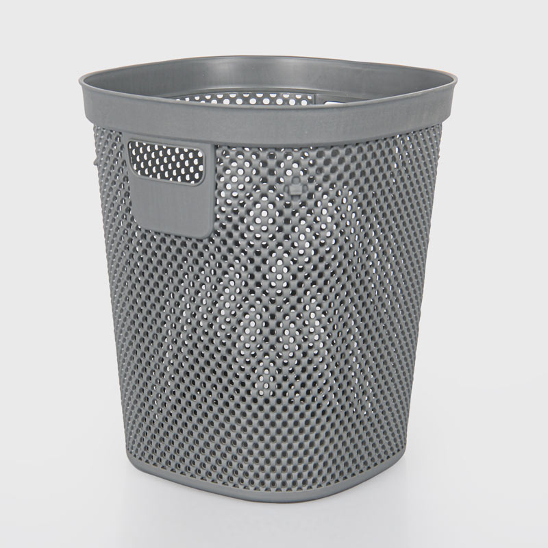 Poubelle de bureau 'Nickel' 12.5L gris anthracite