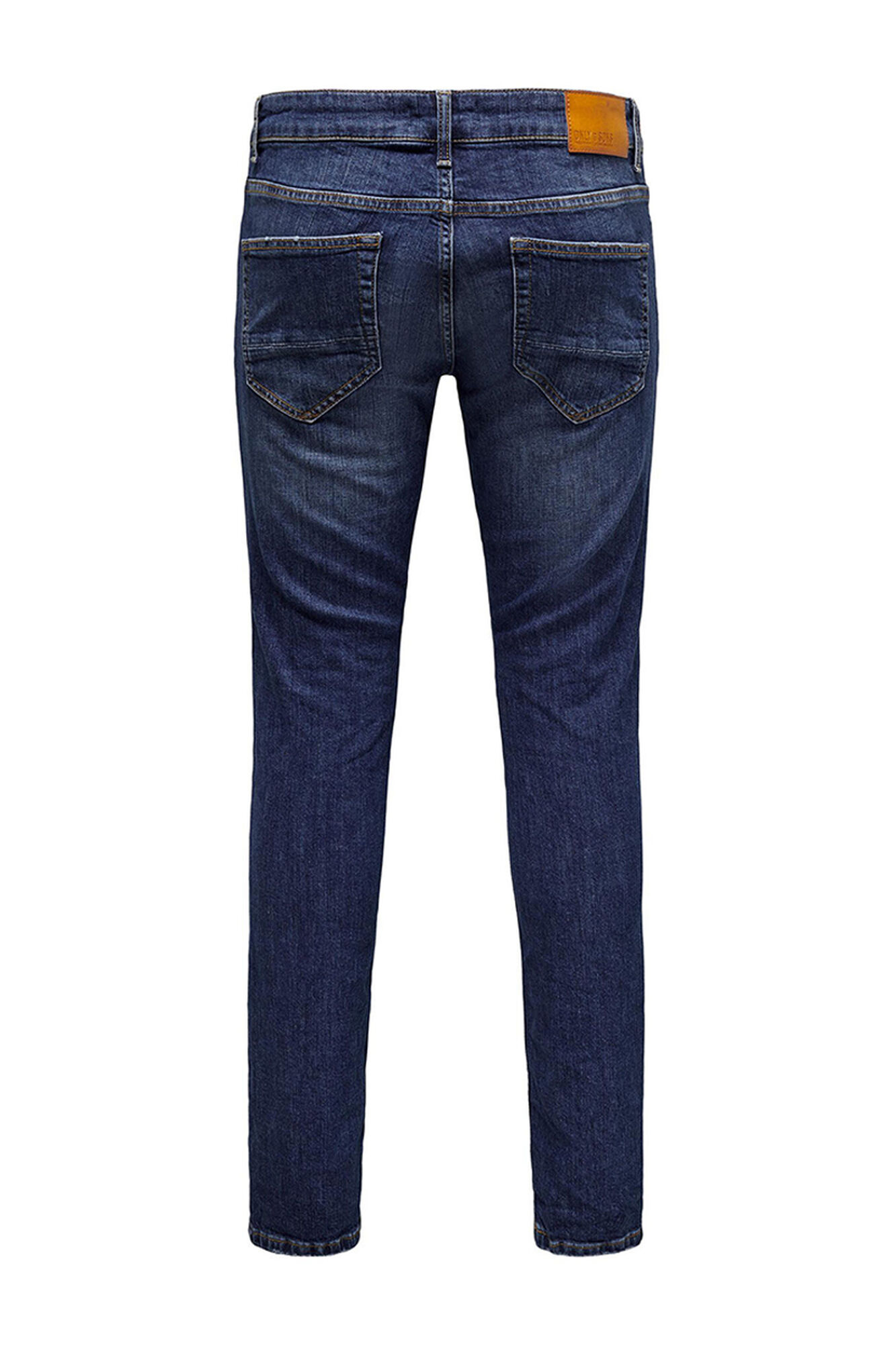 calça jeans de corte justo