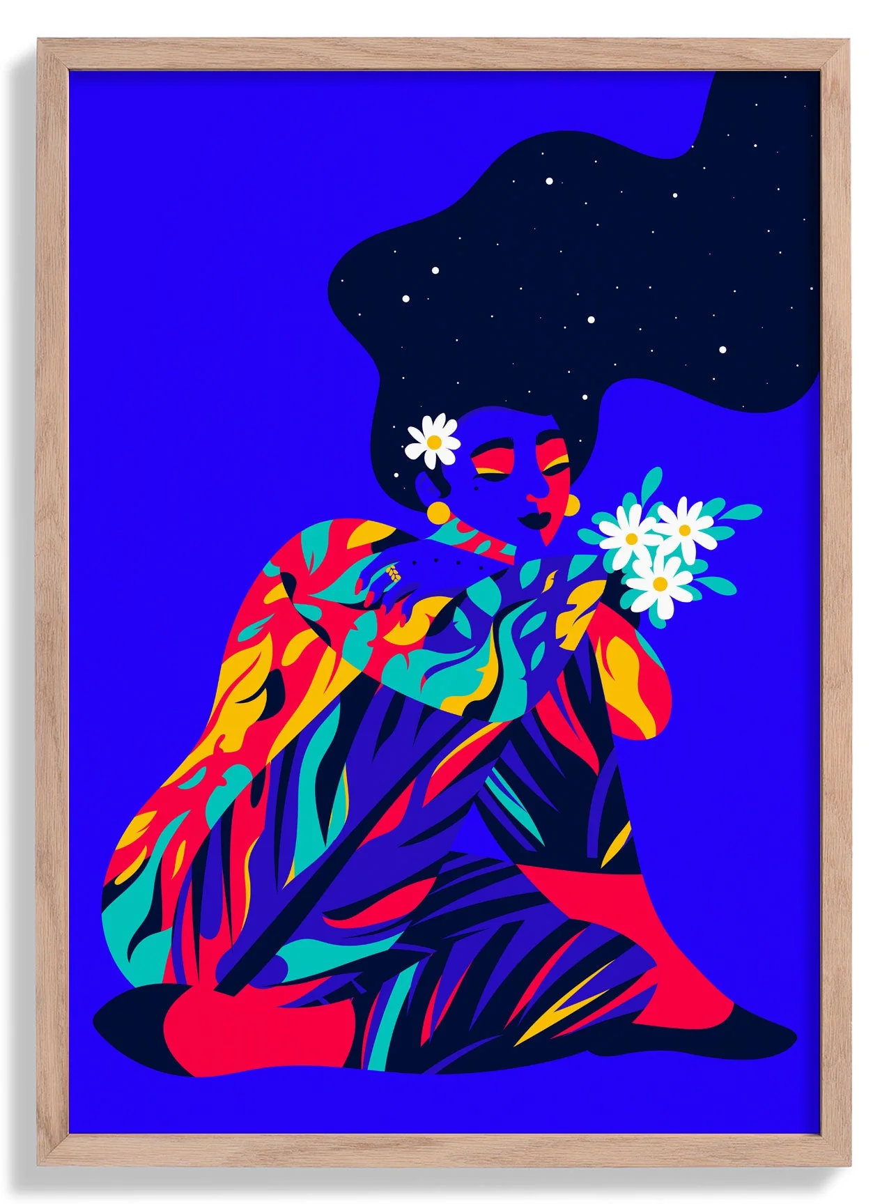 Tag der Erde blau von Sofia Doudine