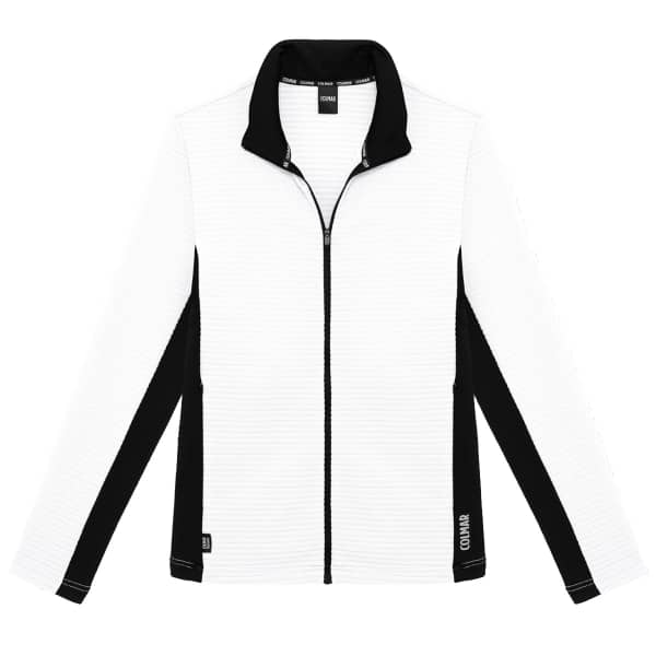 Veste polaire COLMAR SWEATSHIRT LADY FULL ZIP SKI WHITE
