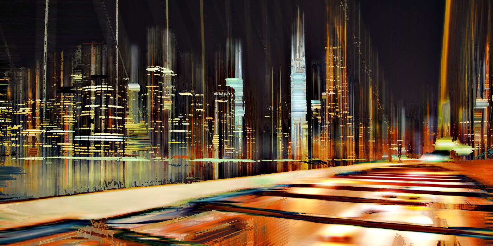 NY Projection LVII by Sabine Wild - Limited Edition. Edition of: 150. Signed.