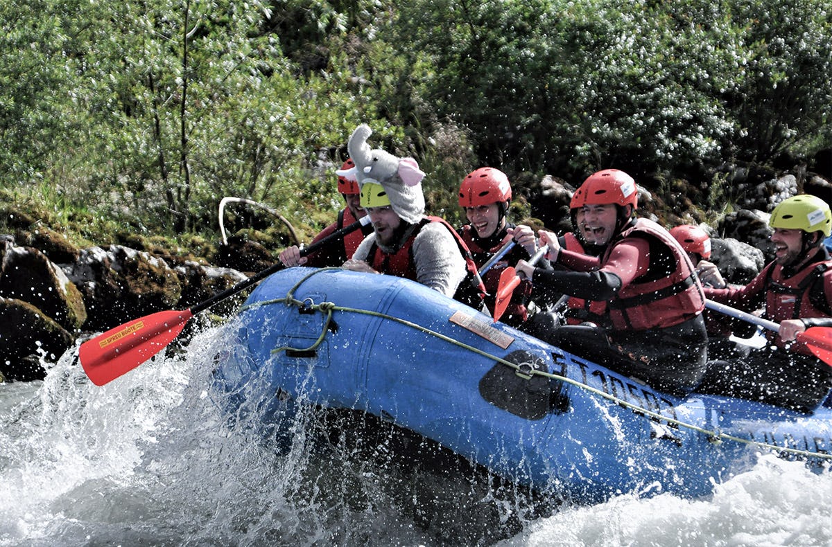 Rafting in Golling an der Salzach als Geschenk