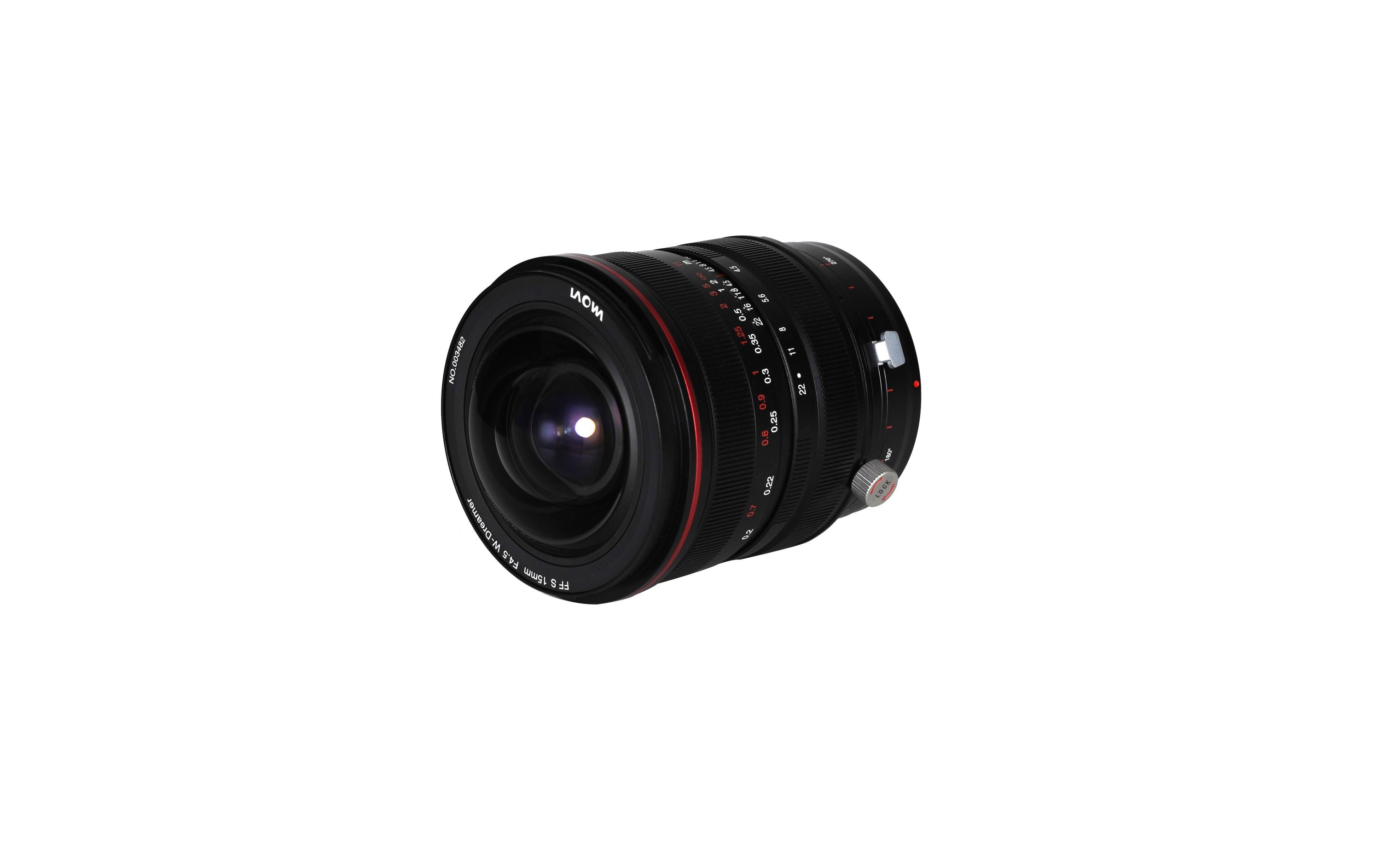 Festbrennweite 15 mm f/4.5R Zero-D Shift – Canon EF<br>Extrem weitwinkliges Objektiv für Vollformatkameras