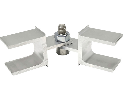 Variabele hoekverbinder Vario 115x19,5 mm zilver