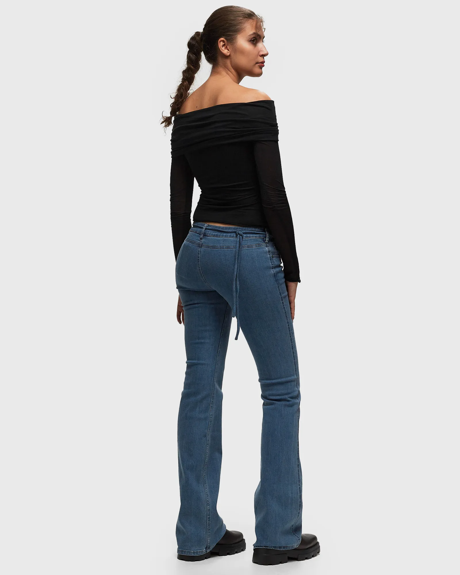 ROTATE Birger Christensen Stretchy Flared Pants