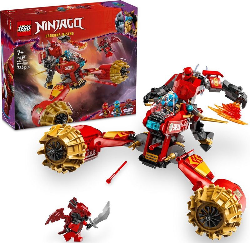 LEGO Ninjago - Kai's Mechastormvoertuig - Bouwstenen - Multikleur - Kunststof