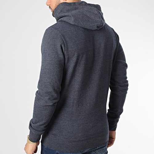Sweat Capuche 302 Bleu Marine Chiné