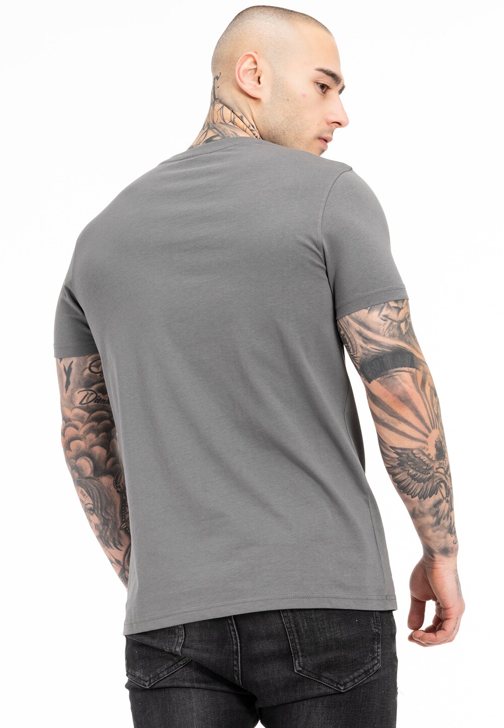 Tapout Herren T-Shirt normale Passform SKULL TEE