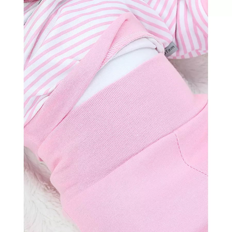 TupTam Baby Mädchen Langarmshirt Babyhose Outfit 2teilig rosa