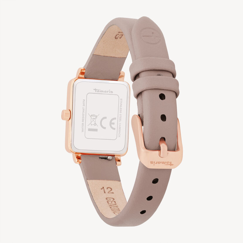 Horloge - rosegoud