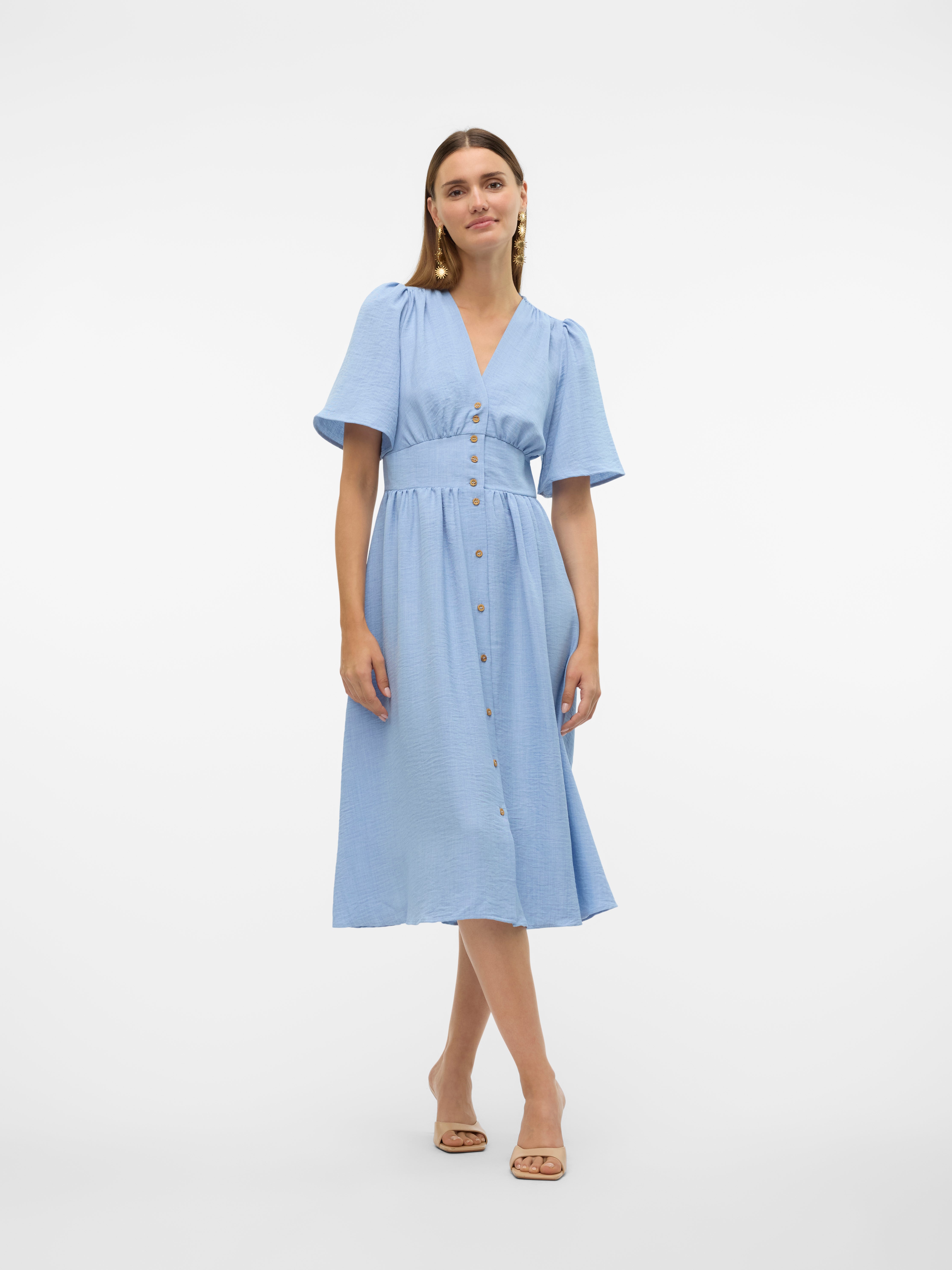 VMMELANEY Midi-jurk