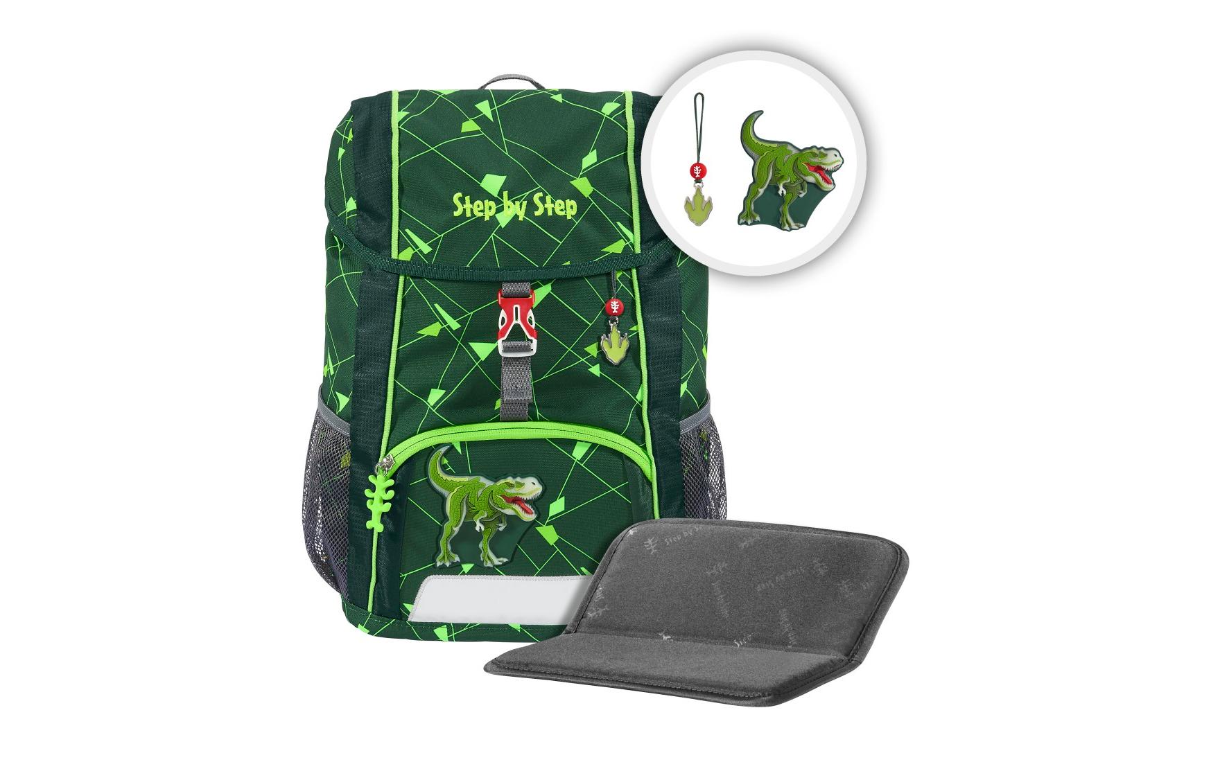 Rucksack Dino Night Tyro 13 lKID SHINE Rucksack-Set «Dino Night Tyro», 3-teilig