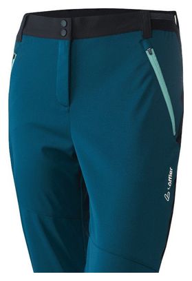Loeffler pantalon outdoor W Touring Pants Pace WS Light Teal - Vert Bleu