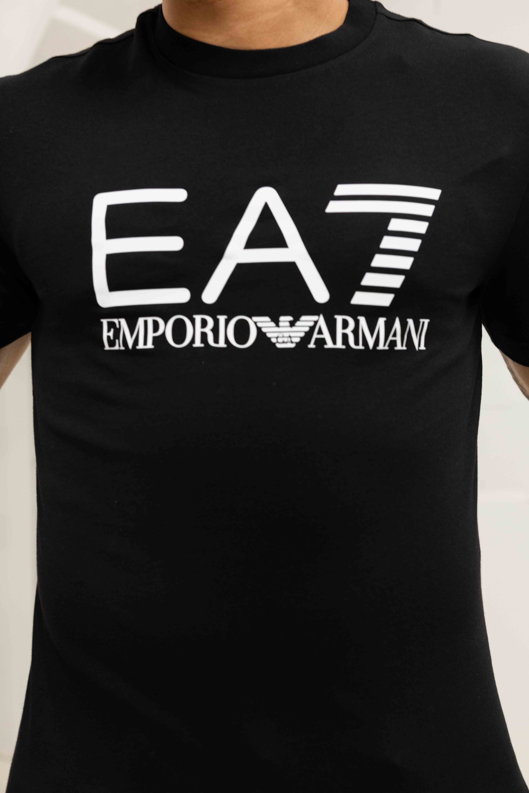 EA7 Emporio Armani 7M001412 T-Shirt Heren Zwart