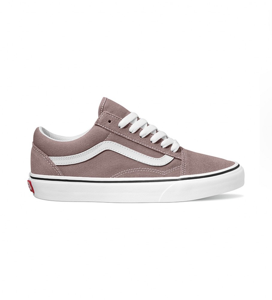 Tênis Vans Old Skool Color Theory de couro rosa