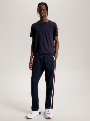 Camiseta Slim Fit com Gola e Logo