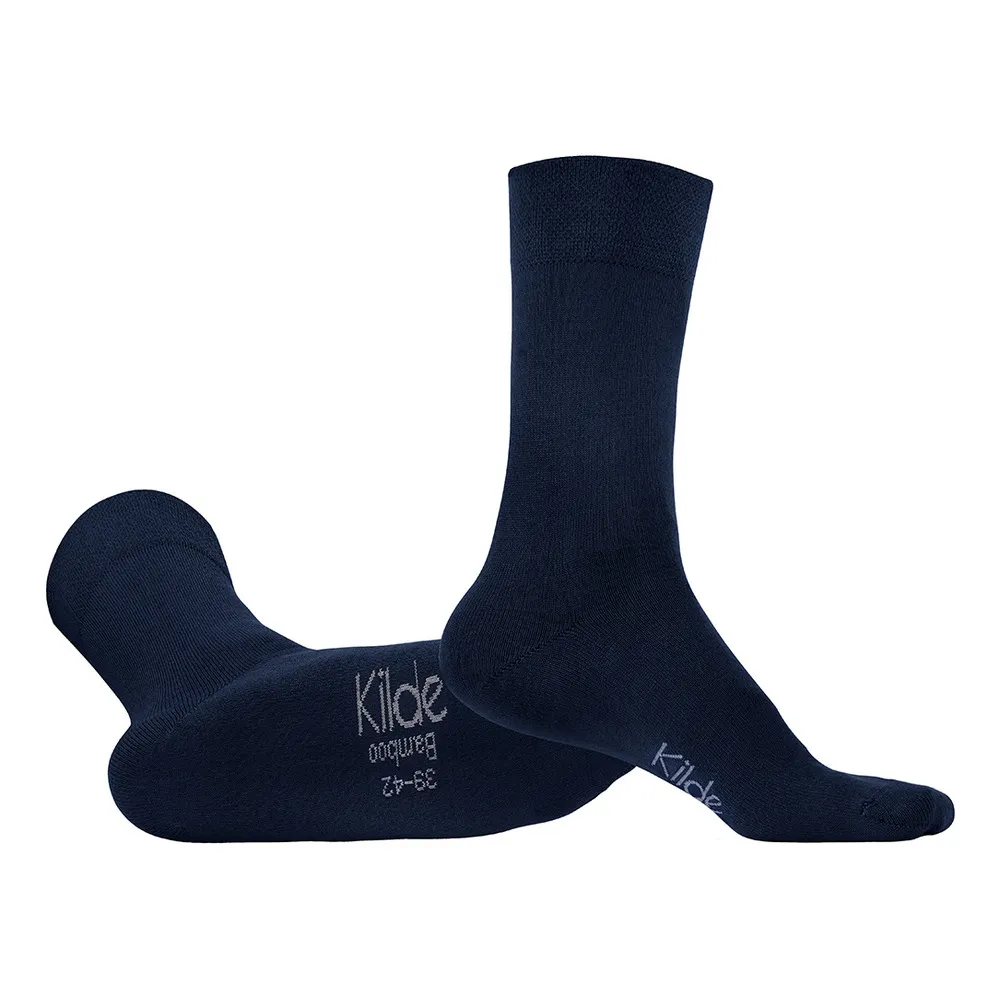 Kilde Bamboo Diabetic & Comfort Sock, Dark Blue - Flere størrelser