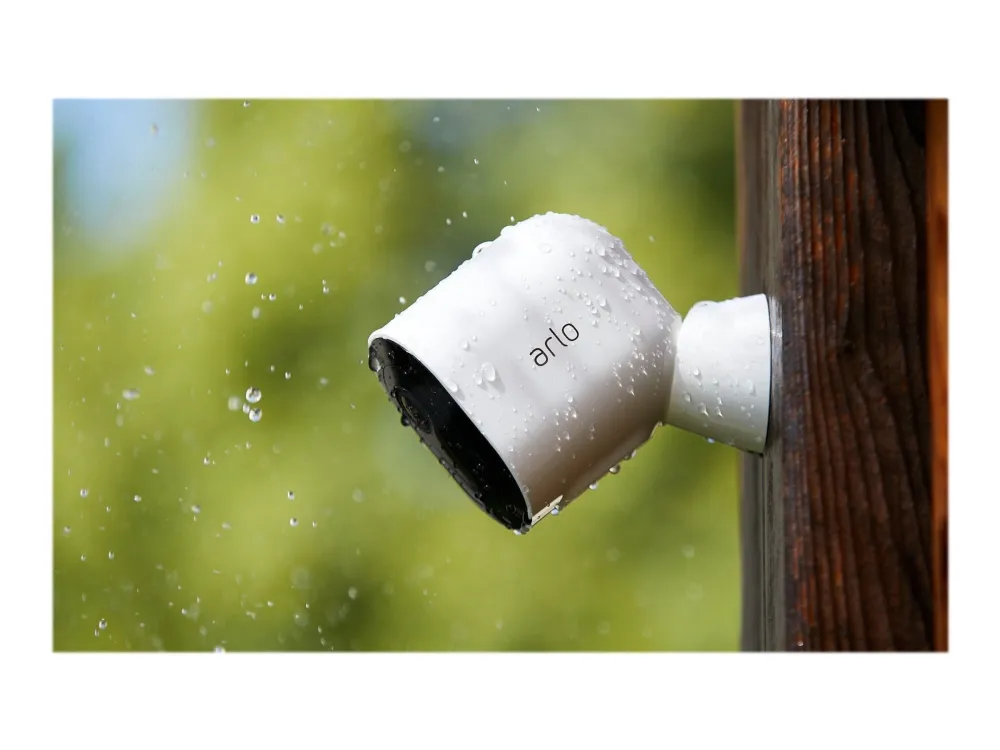 Arlo Pro 3 Wire-Free Security Camera System - Gateway   kamera(er) - trådløs (802.11b, 802.11g, 802.11n) - 3 kamera(er) - hvid