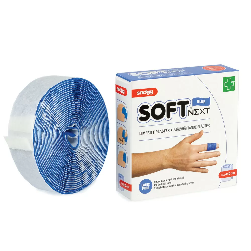Snøgg SOFT Next plaster blå 3 x 450 cm