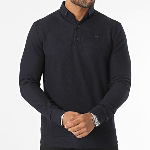 Chemise Manches Longues Bleu Marine