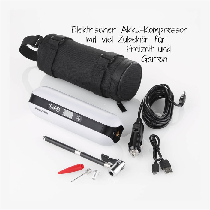 (150PSI) Wiederaufladbarer Fahrrad Akku Kompressor Velo Luftpumpe mit Powerbank Funktion