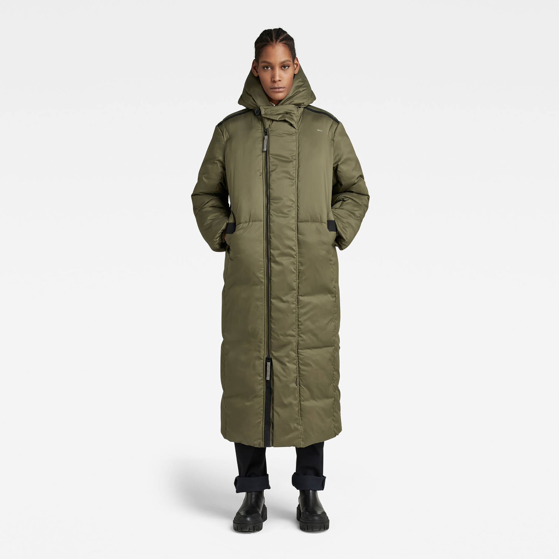 G-Star RAW| Damen Steppmantel G-WHISTLER PDD EXT LONG PARKA