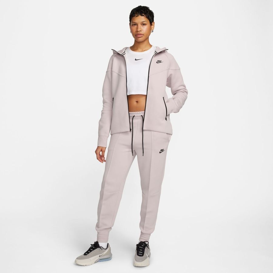 Nike Sweat à Capuche NSW Tech Fleece 24 Coupe-Vent - Violet/Noir Femme