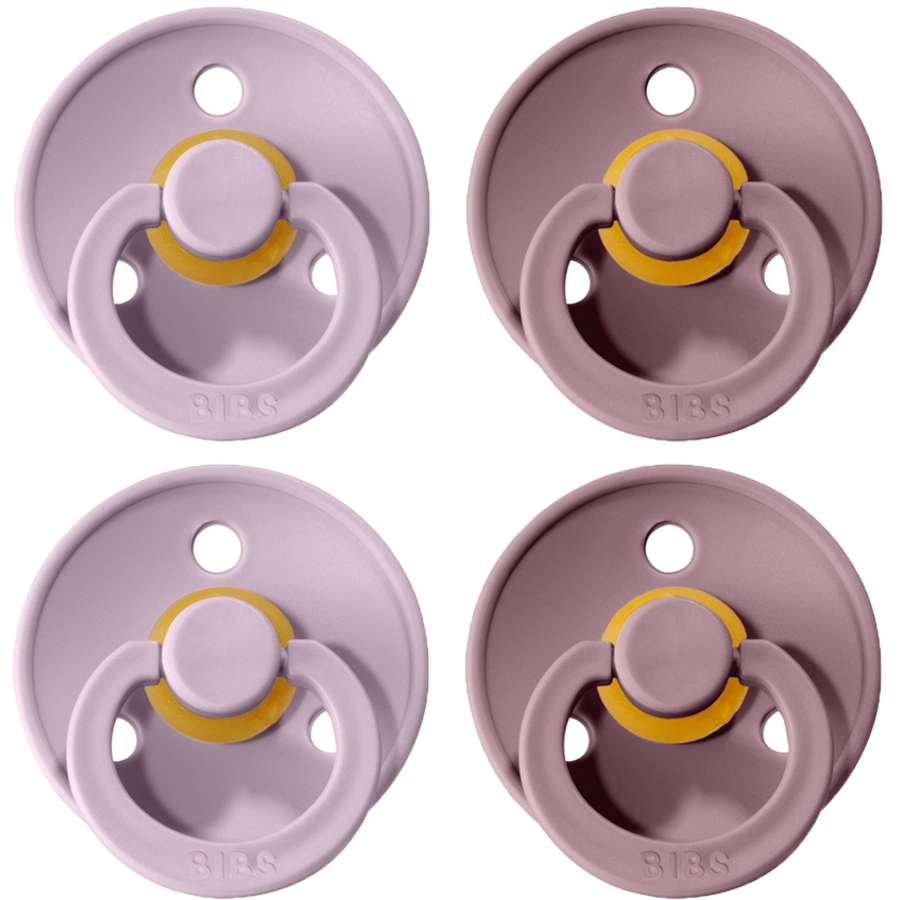 BIBS® Schnuller Colour Dusky Lilac  Heather 6-18 Monate, 4 Stk.
