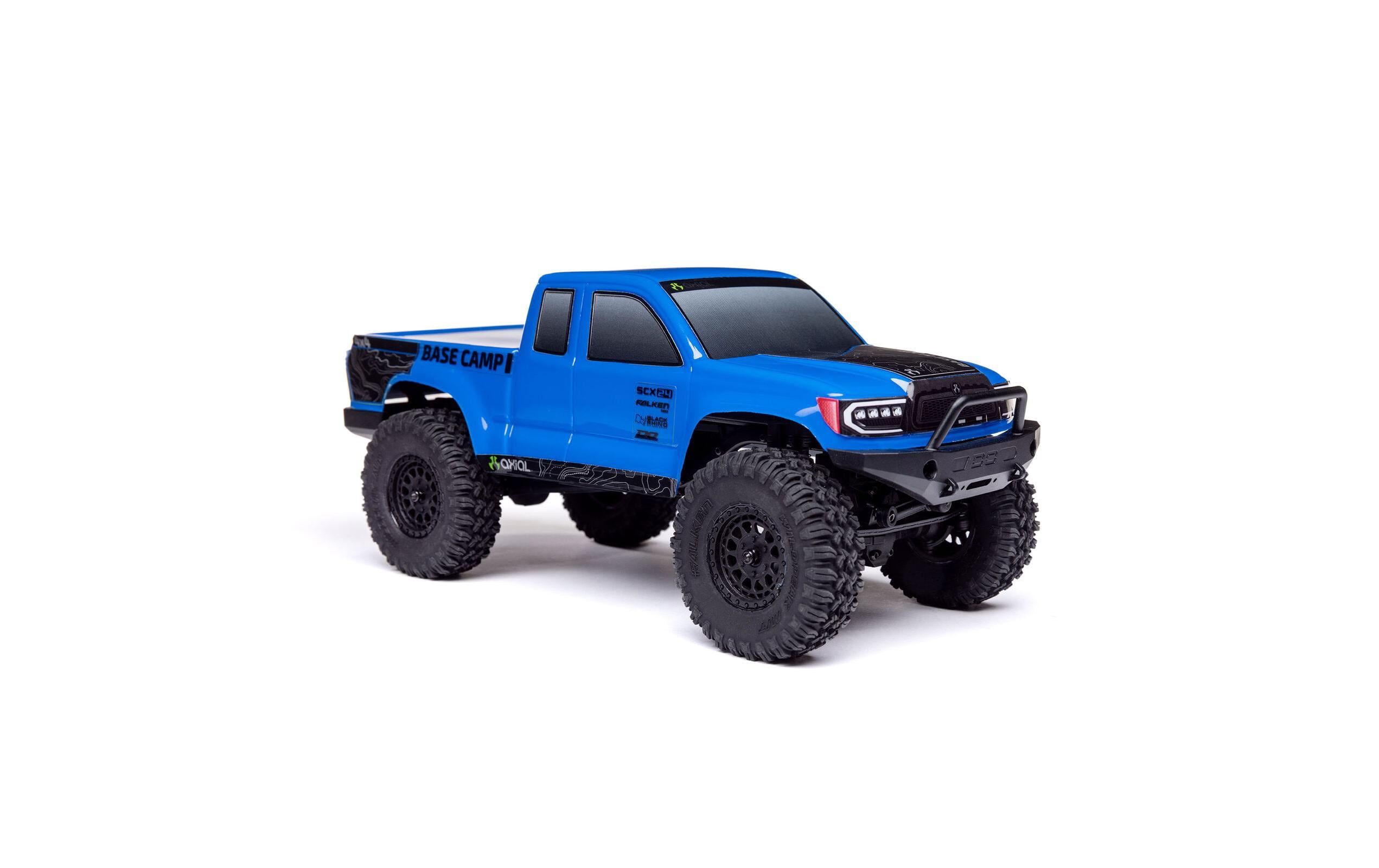 Rock Crawler SCX24 Base Camp 4WD, Blau RTR 1:24<br>Rock Crawler Brushed RTR mit Akku & Ladegerät