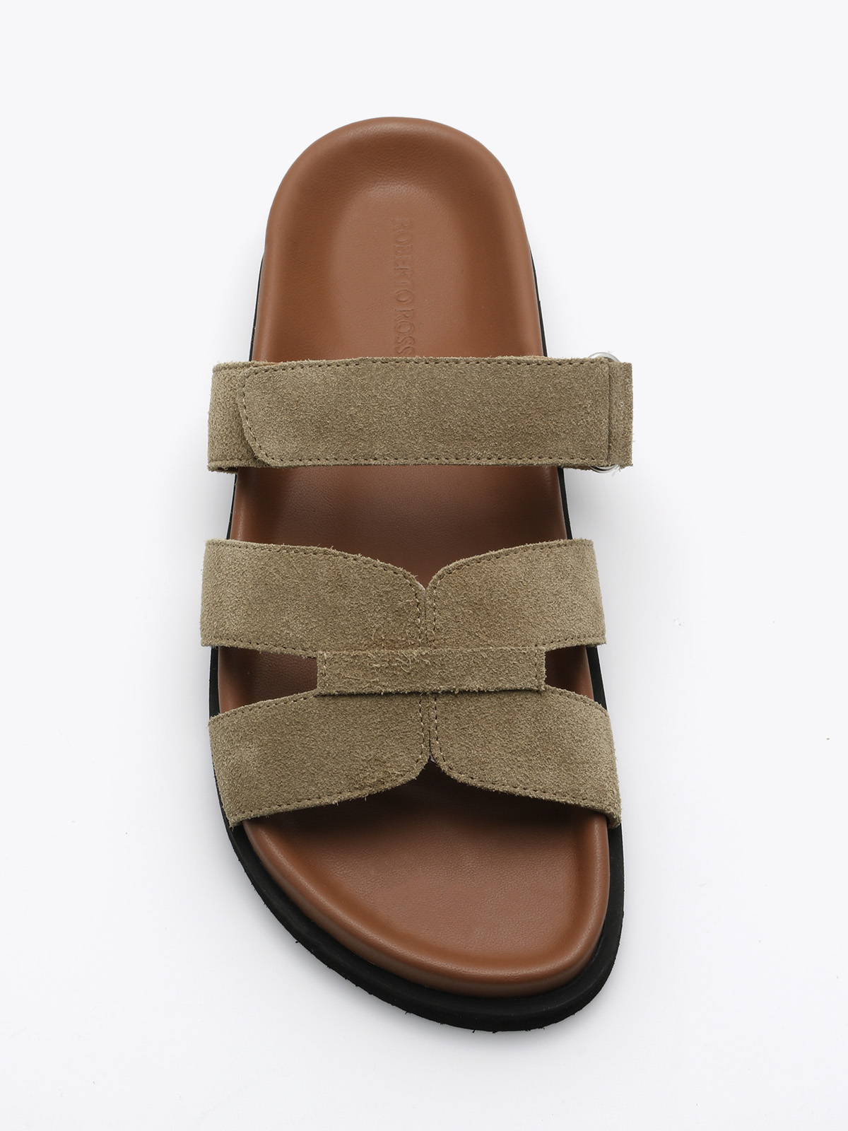 Tropea Sandal Suede Tan - Trapes Sko