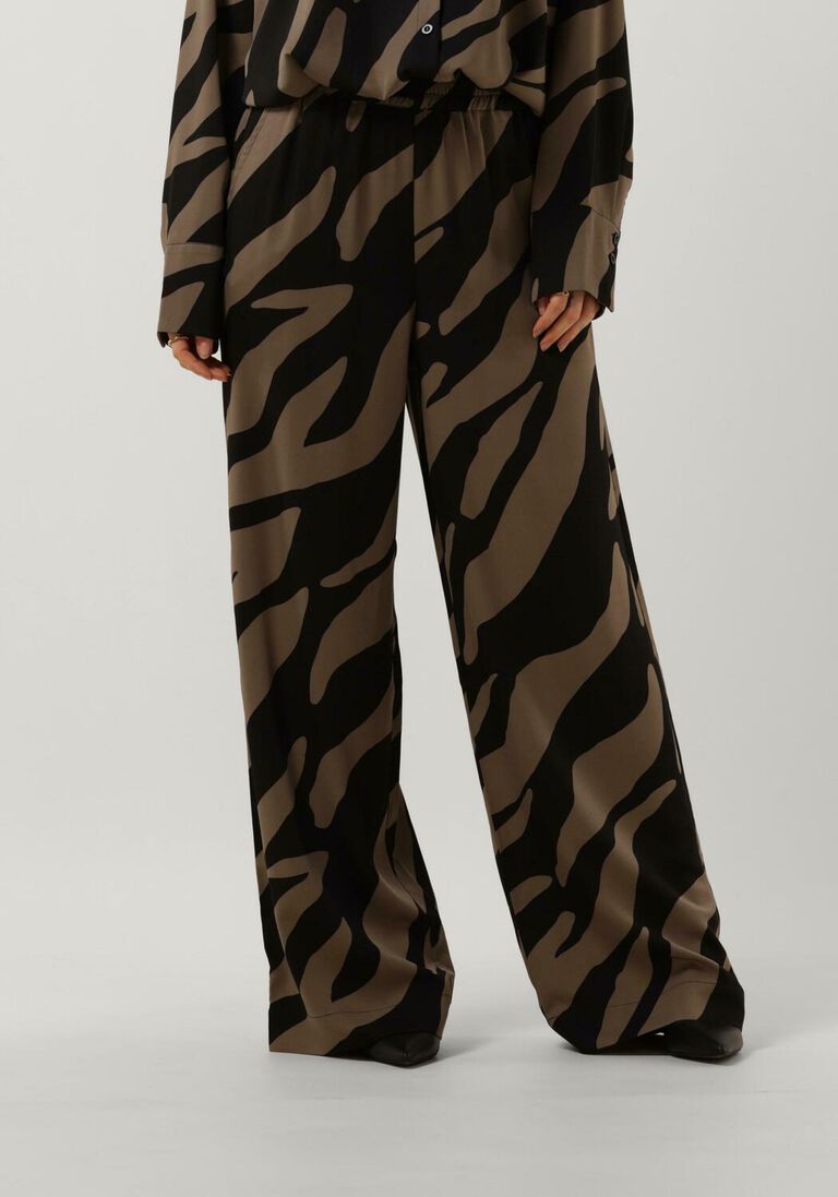 GESTUZ zwarte gestuz wijde broek bothildegz hw pants