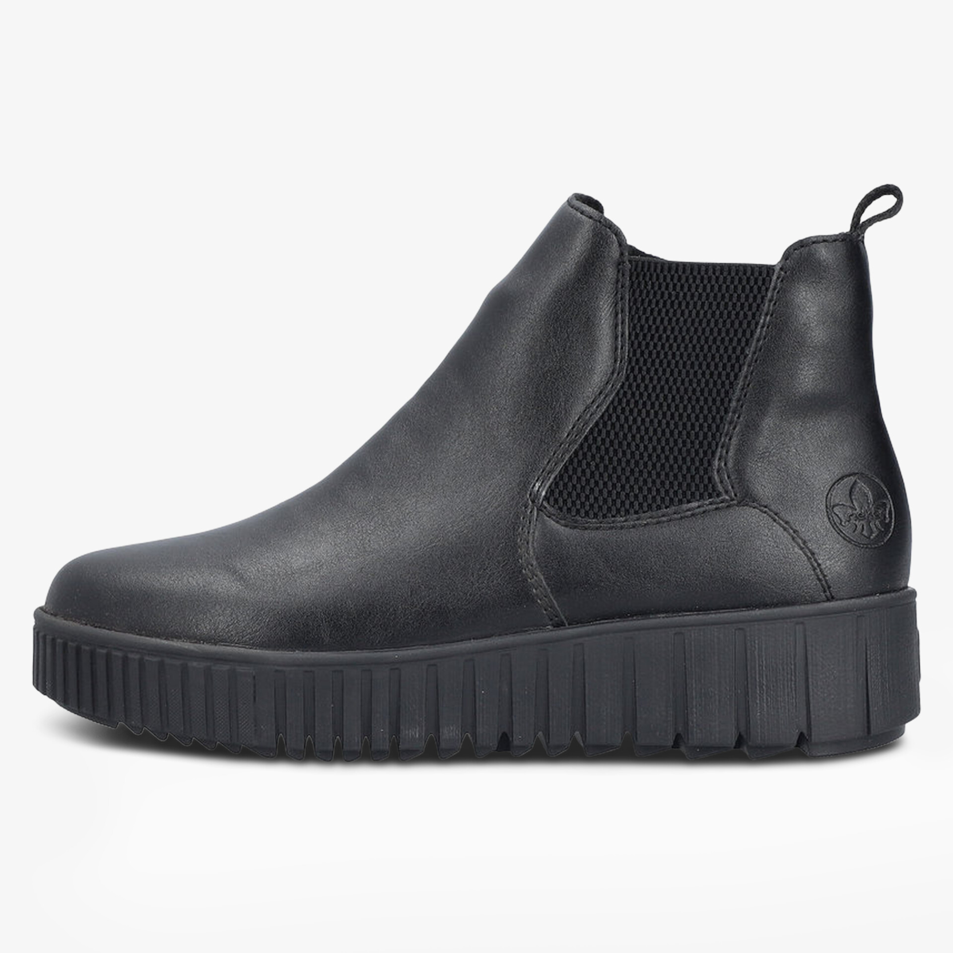 rieker Damen Chelsea Boots schwarz