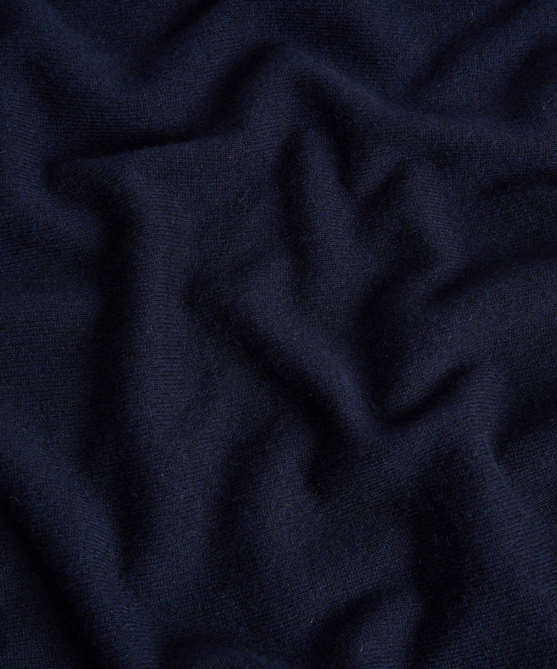 Pull col v en cachemire | Bleu
