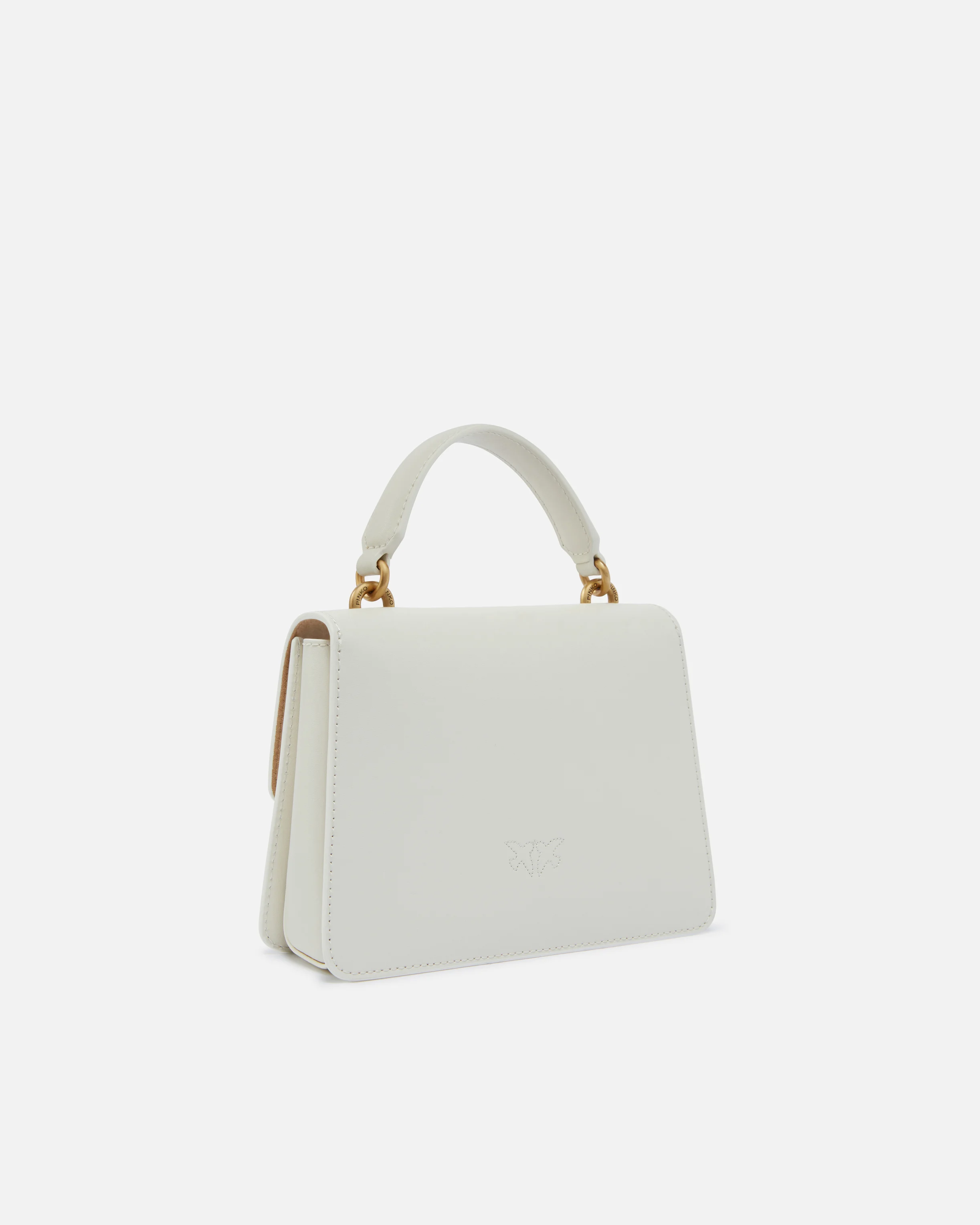 Mini love bag one light simply à anse supérieure | Blanc