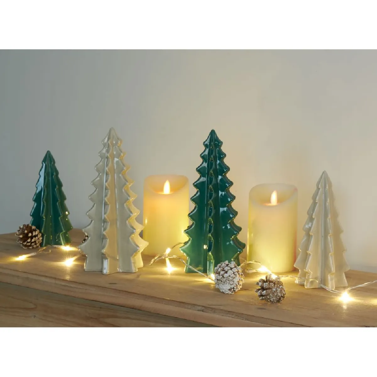 Duo de Sapins en Céramique - Aubry Gaspard