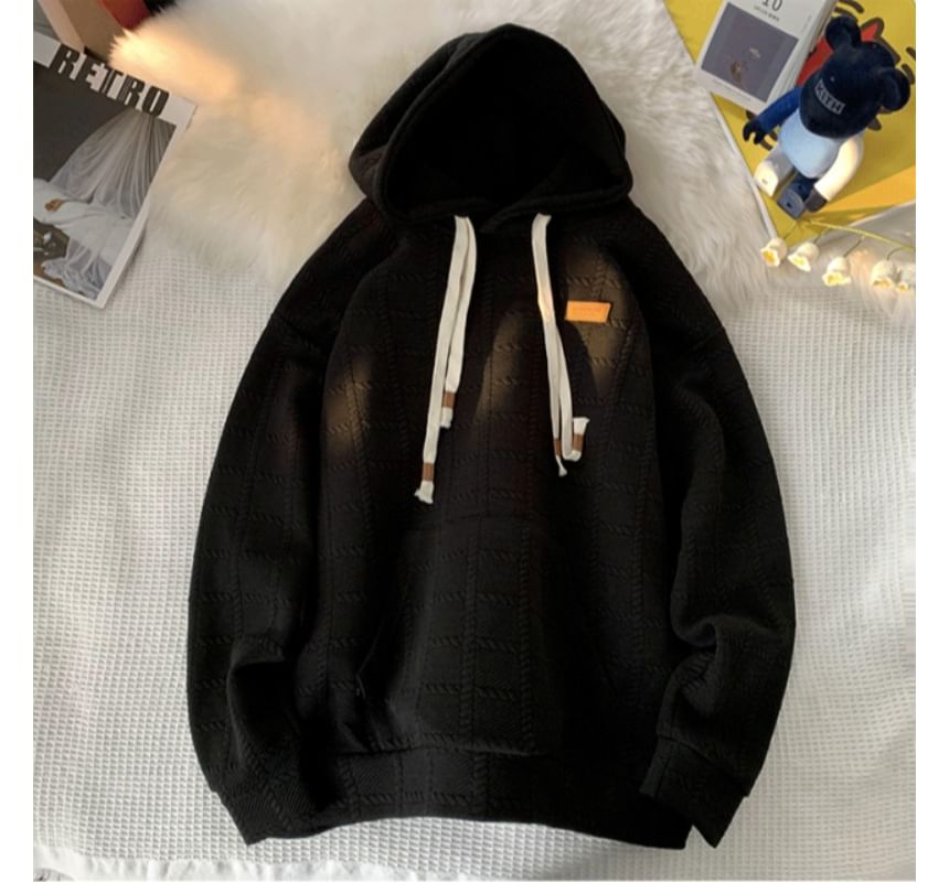 Acrius - Geruite hoodie met lange mouwen
