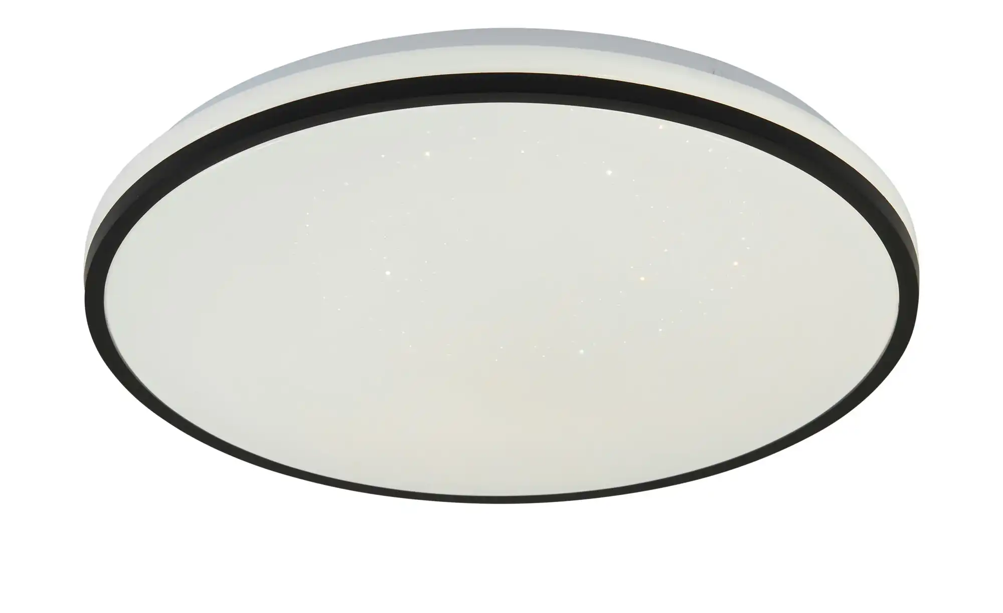 LED-Deckenleuchte, weiß mit schwarzem Ring