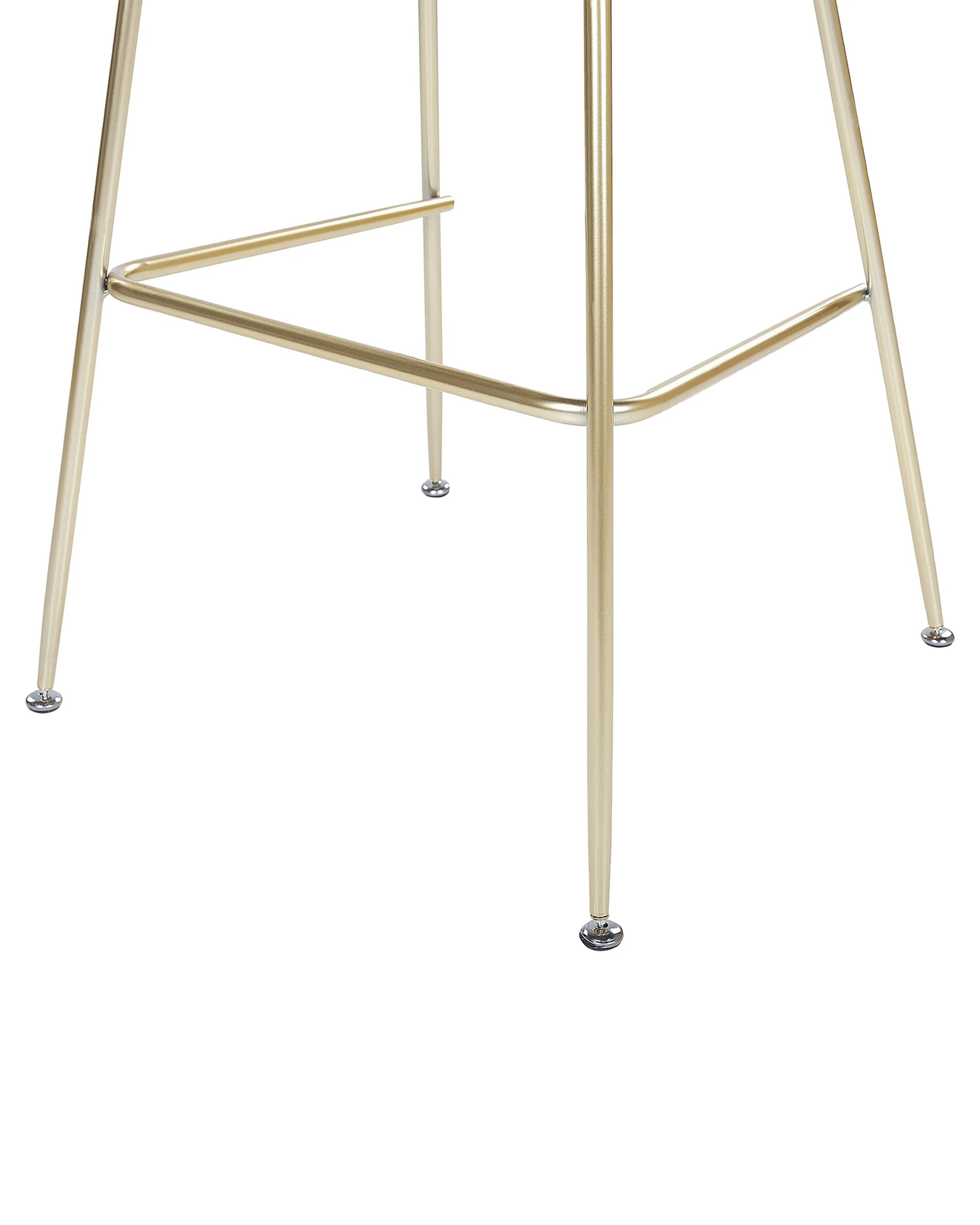 Set van 2 barstoelen ARCOLA Fluweel Smaragdgroen