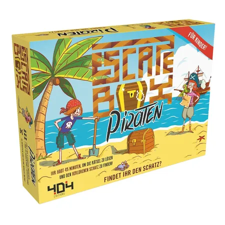 Asmodee 404 Editions Escape Box Piraten