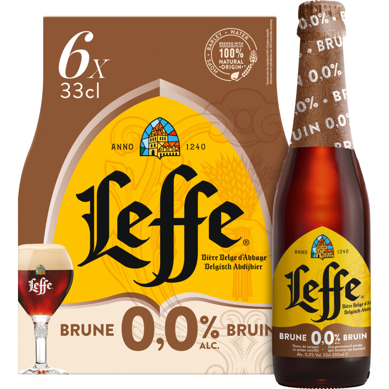 Leffe Bruin 0.0% 6-pack