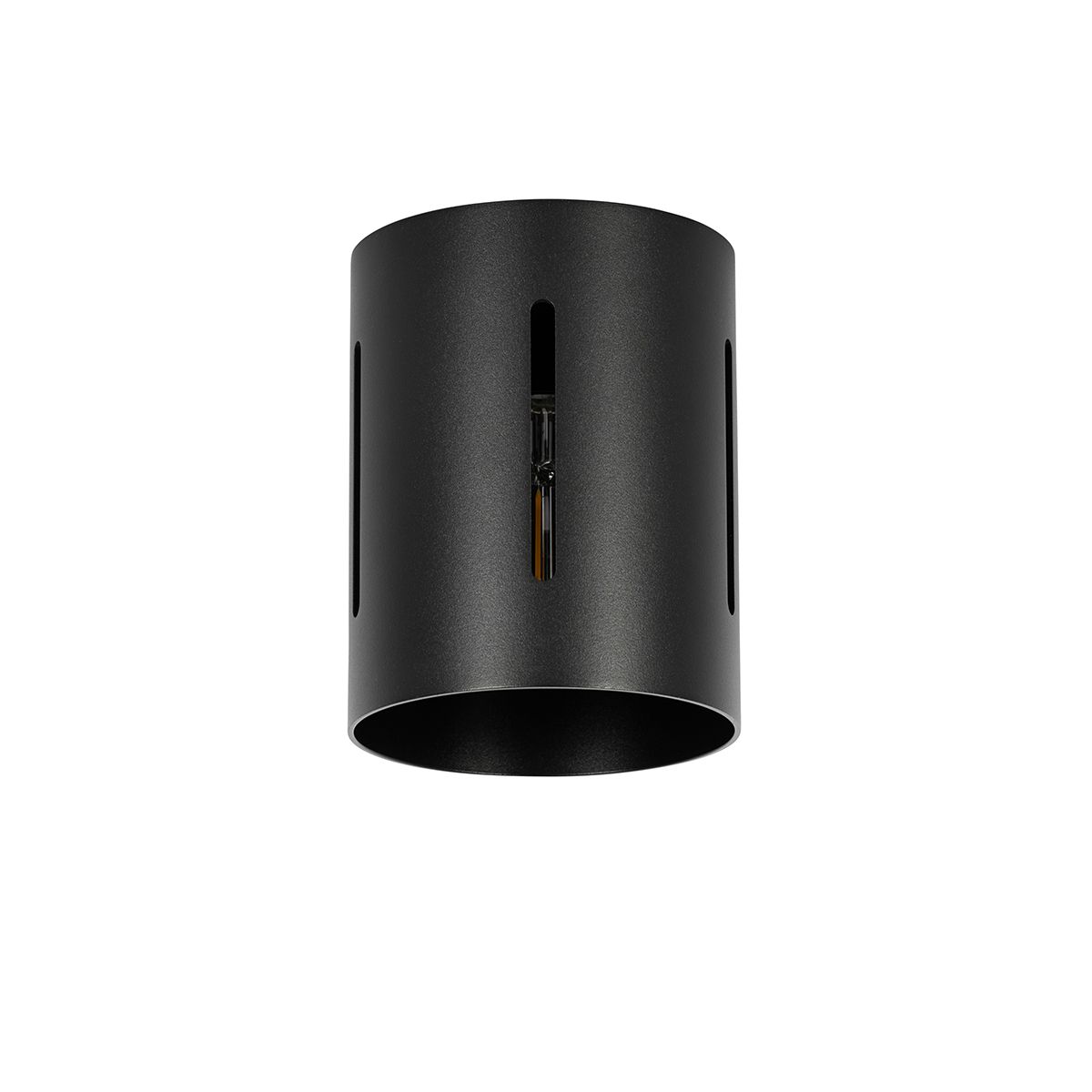 Design plafondlamp zwart met lichteffect - Yana