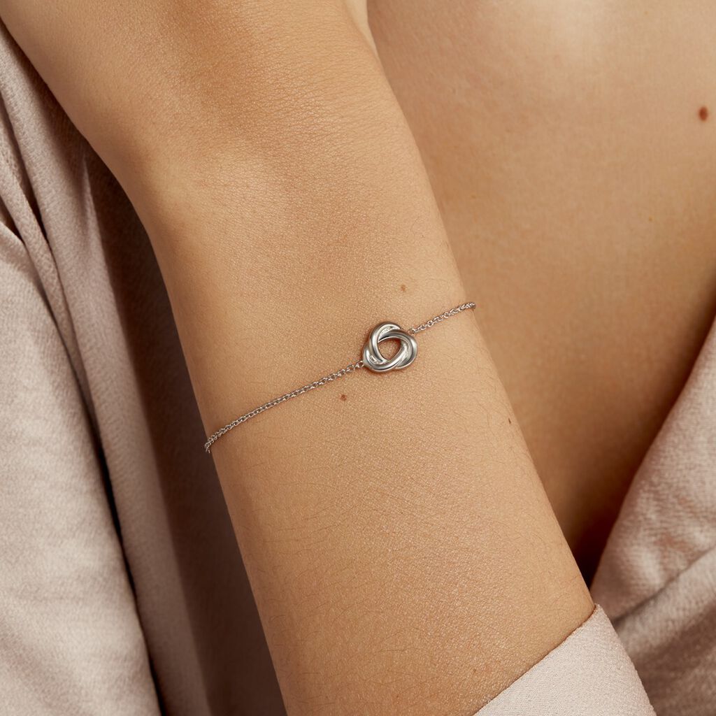 Bracelet Kaelya Argent Blanc