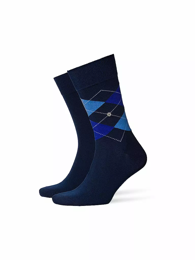 BURLINGTON Herren Socken EVERYDAY 2-er Pkg. 40-46 marine blau